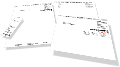 Geschäftspapiere nordmedia